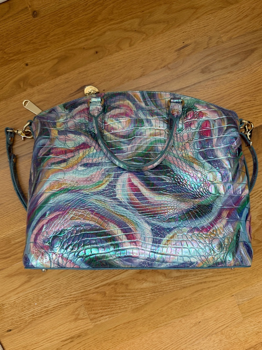 Brahmin Iridescent Large Duxbury Satchel - Picture 2 of 3